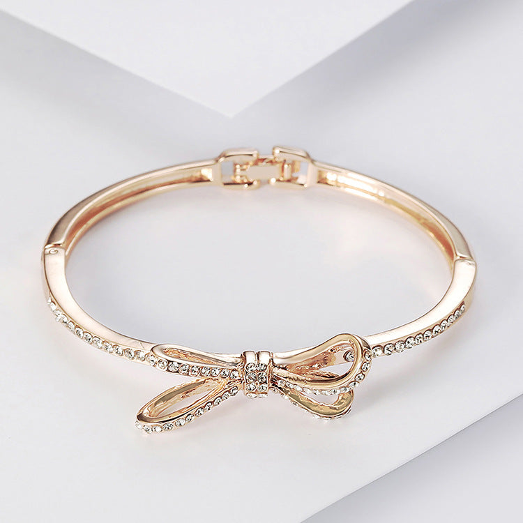 Rose Gold Bow Bracelet