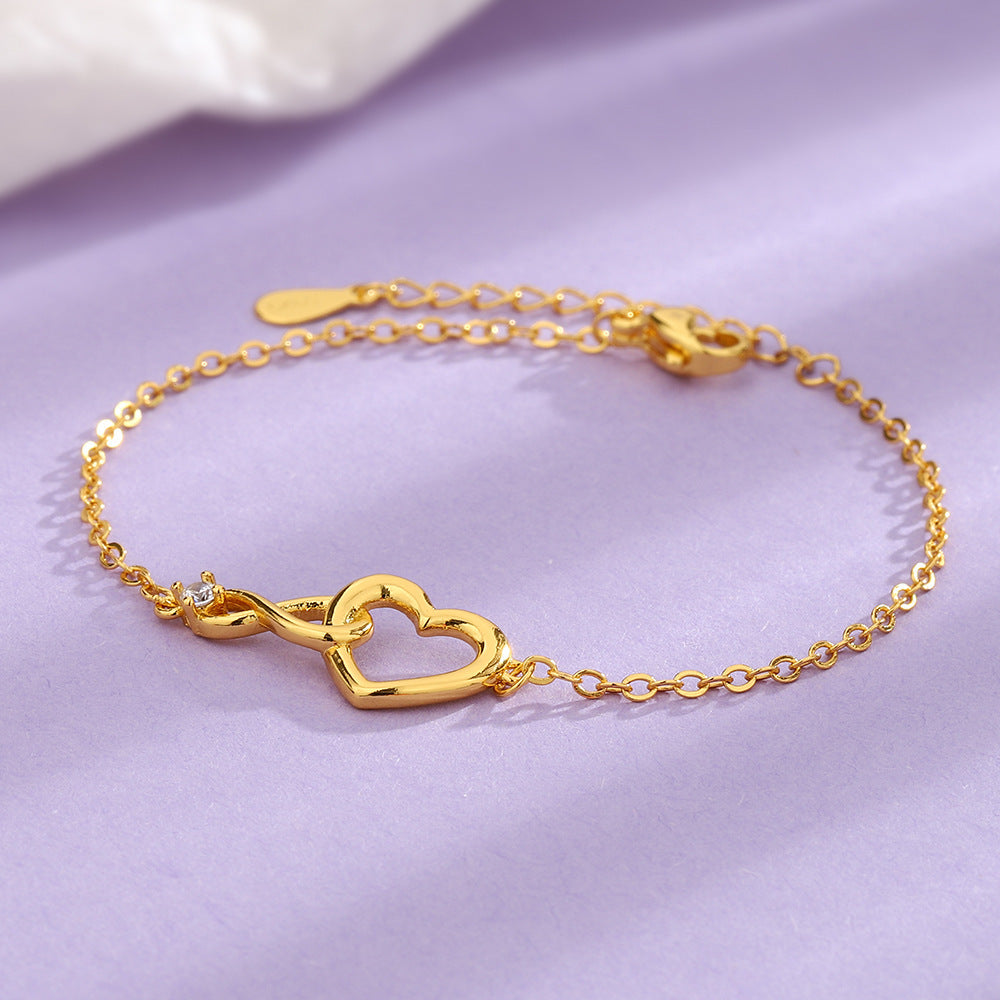 Infinity Heart Bracelet