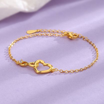 Infinity Heart Bracelet