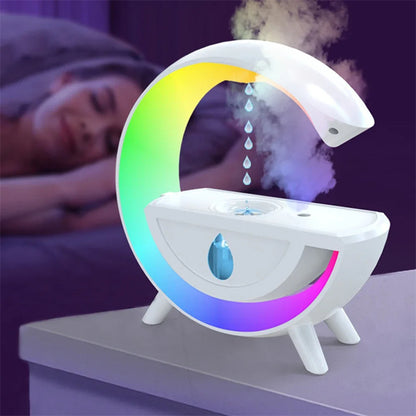 RGB Night Light Water Droplet Air Humidifier