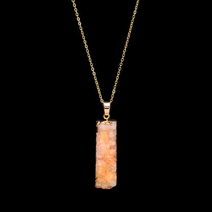 Natural Stone Pendant Necklace