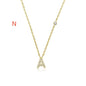 Luxury Gold A-Z 26 Letters Necklace