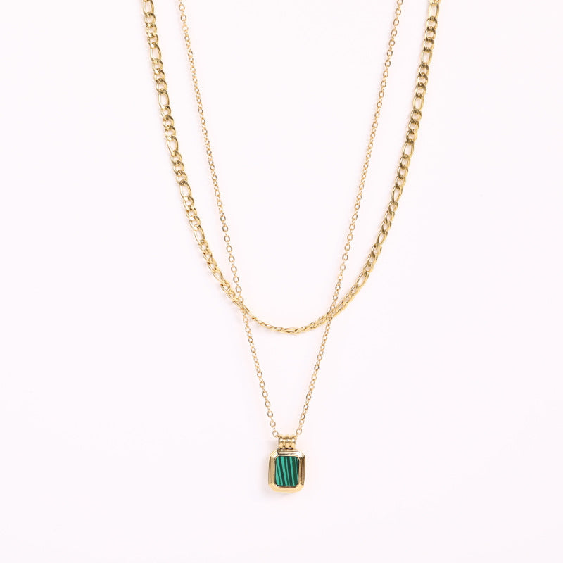 Double Turquoise Necklace