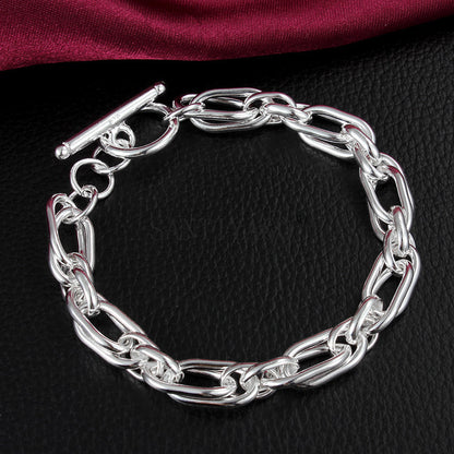Silver Chain Plated Bracelet