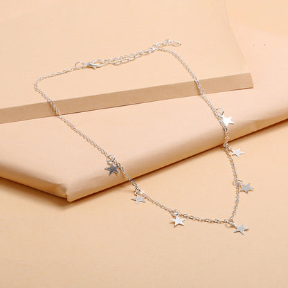 Five-Pointed Star Pendant Necklace