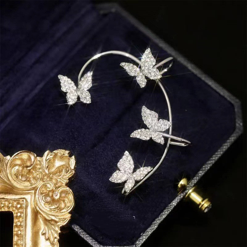 Butterfly Ear Clip 2pc