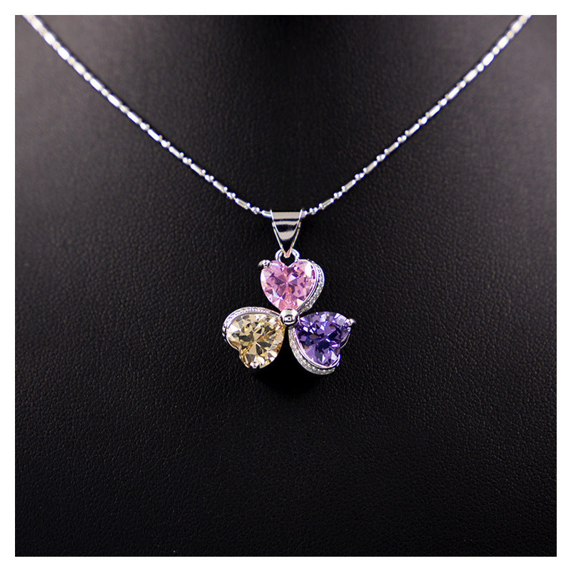 Clover Zircon Diamond Jewellery Set