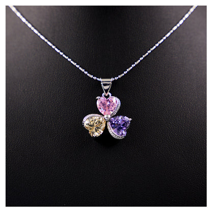 Clover Zircon Diamond Jewellery Set