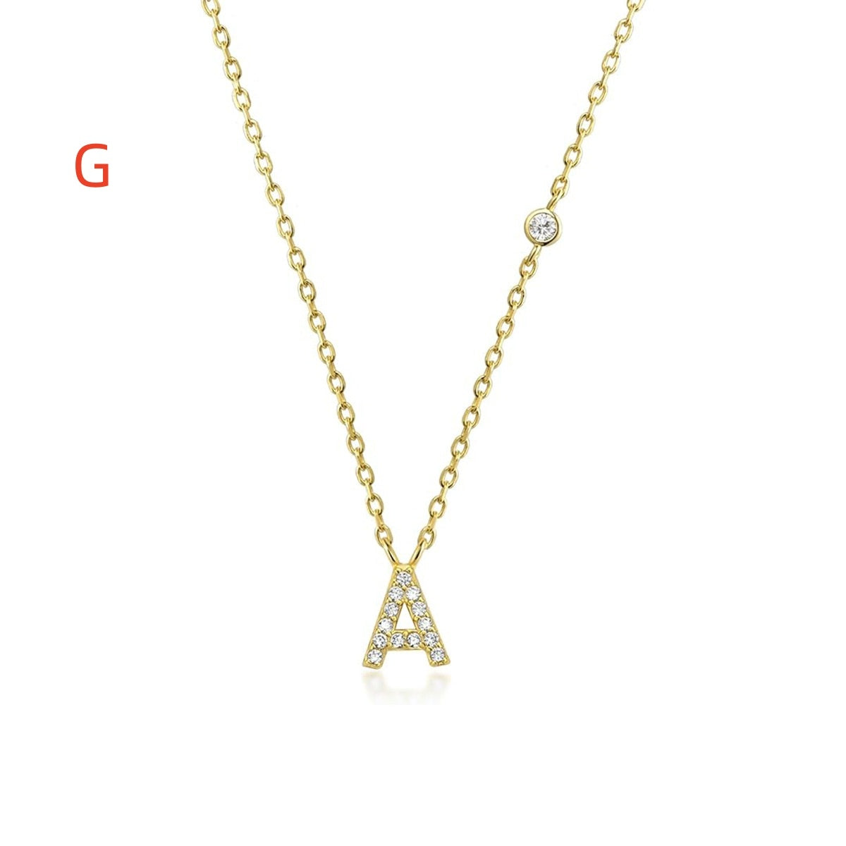 Luxury Gold A-Z 26 Letters Necklace