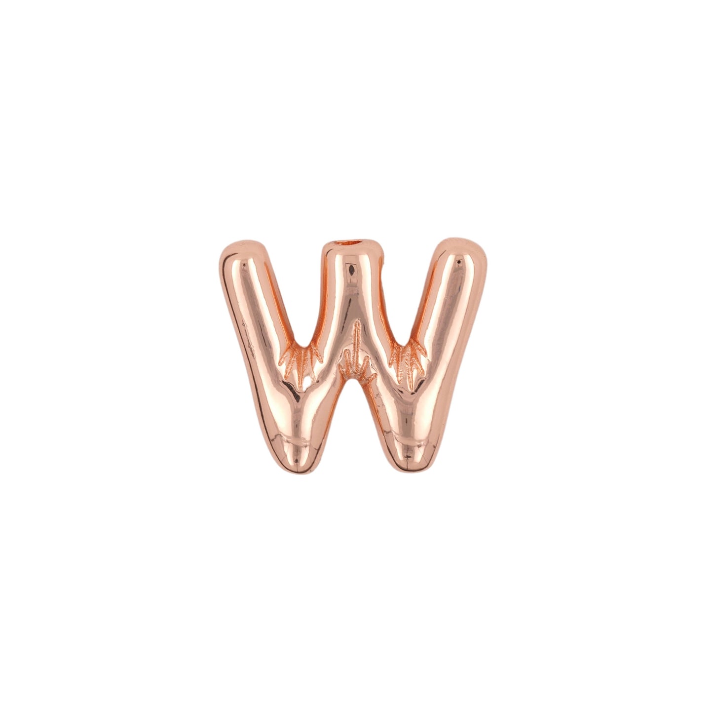 Glossy Letters Pendant Necklace