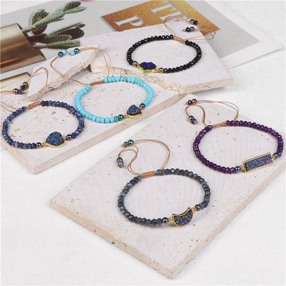 Natural Stone Woven Bracelet for Men & Women