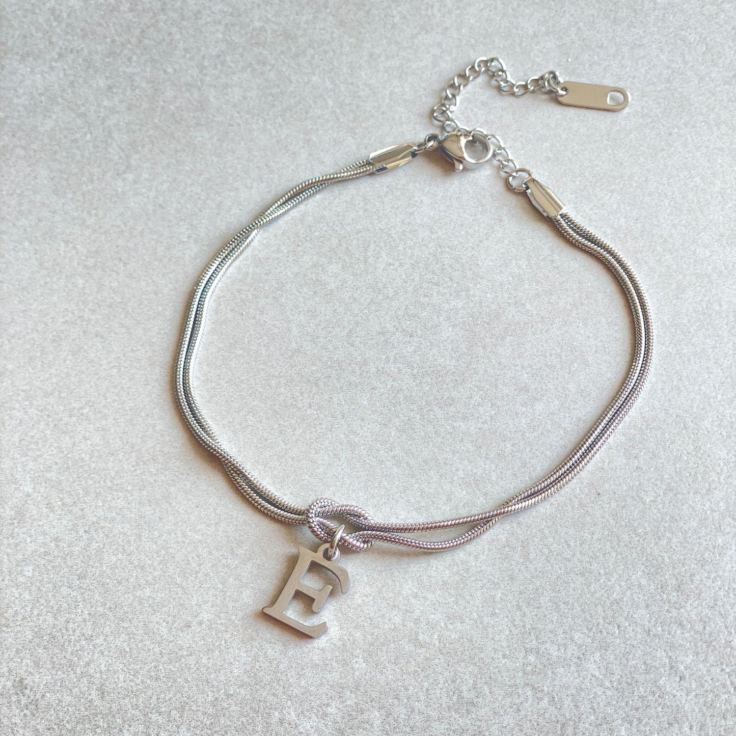 A-Z Love Knot Bracelets