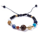 Universe Galaxy Eight Planets Beads Bracelet