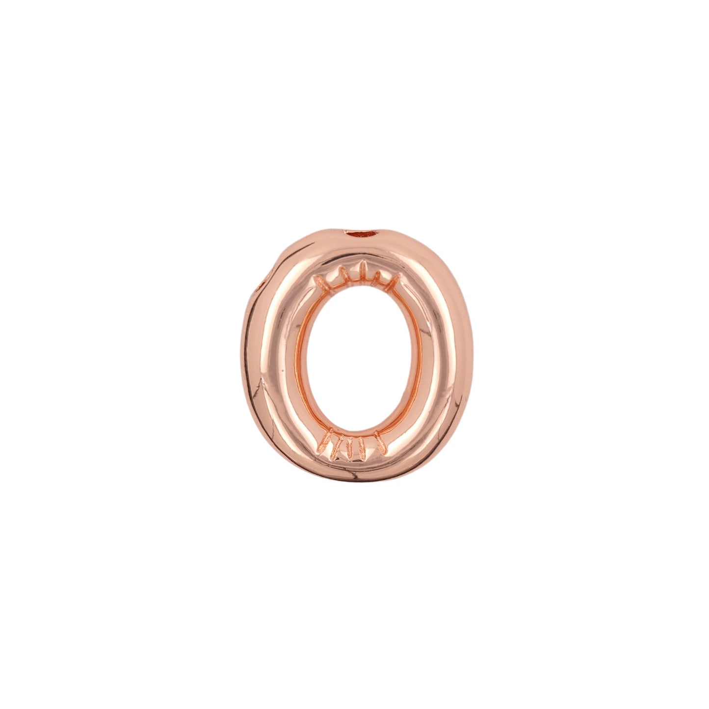 Glossy Letters Pendant Necklace