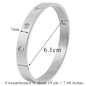 Brick Couple Titanium Steel Bracelet