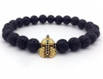 Men's Crown & Medieval Helmet Bracelet