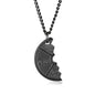 Dumbbell Couple Pendant Necklace