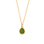 Minimalistic Water Drops Opal Earrings & Necklace
