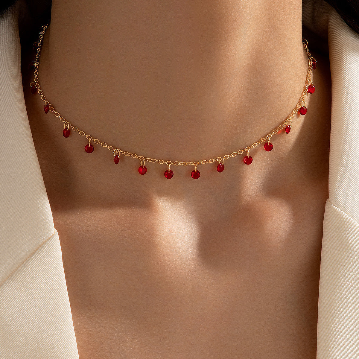 Retro Elegant Irregular Pendants Necklace