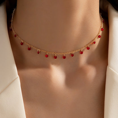 Retro Elegant Irregular Pendants Necklace