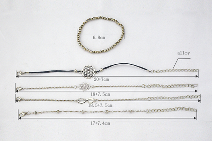 Vintage Bead Charm Bracelet Sets