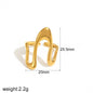 Irregular Adjustable Steel Ring