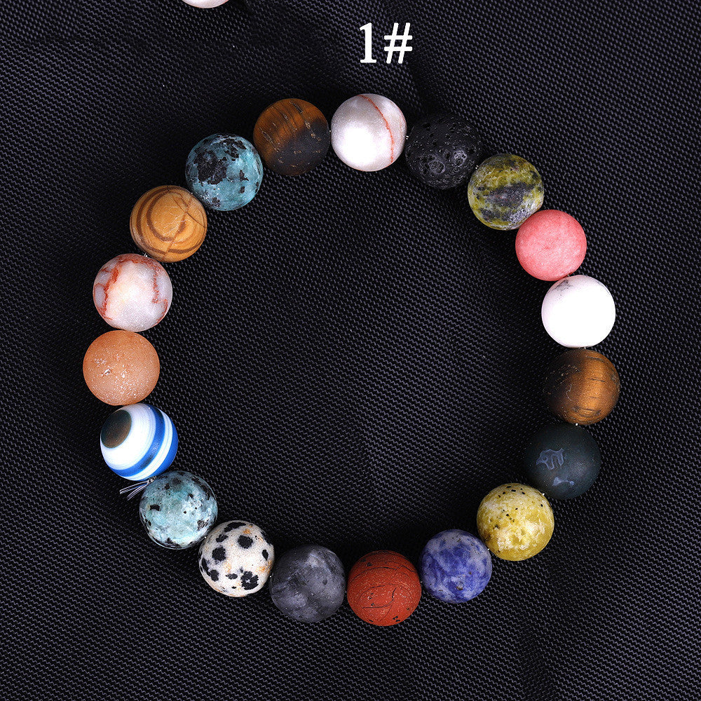 Solar System Eight Stone Planet Bracelet