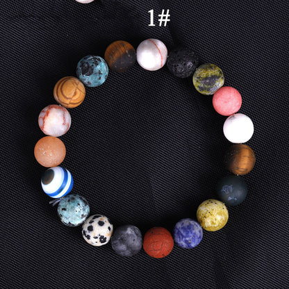 Solar System Eight Stone Planet Bracelet