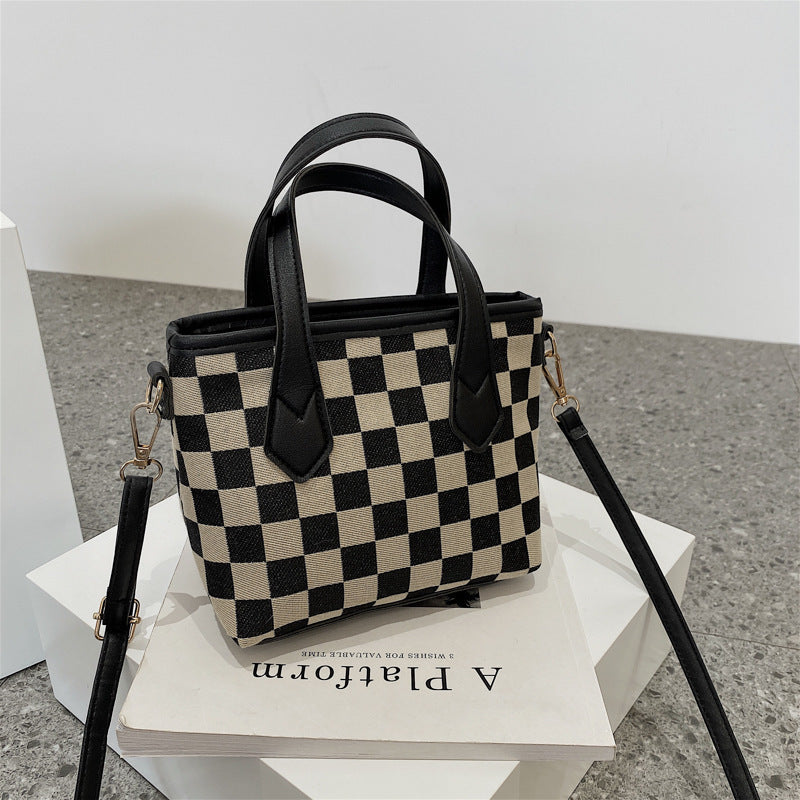 Shoulder Bag Checkerboard Handbag