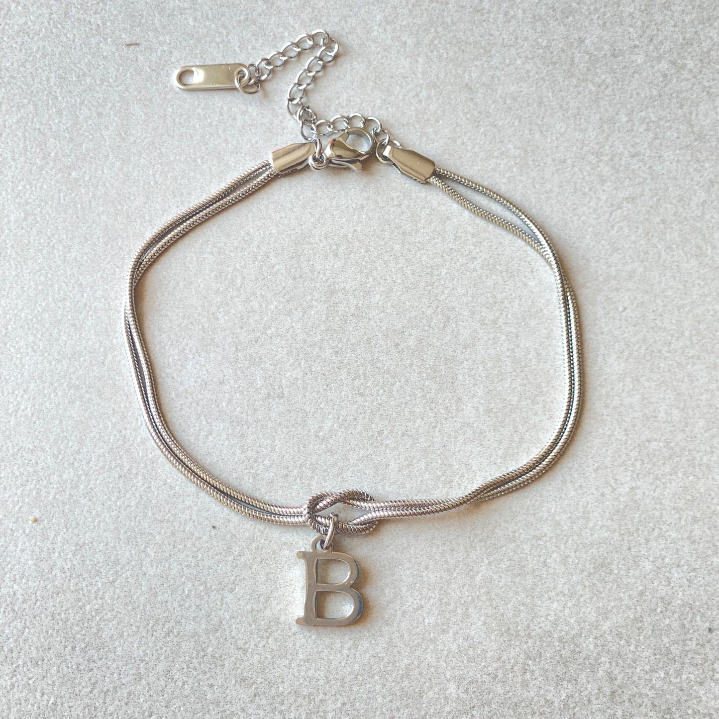 A-Z Love Knot Bracelets