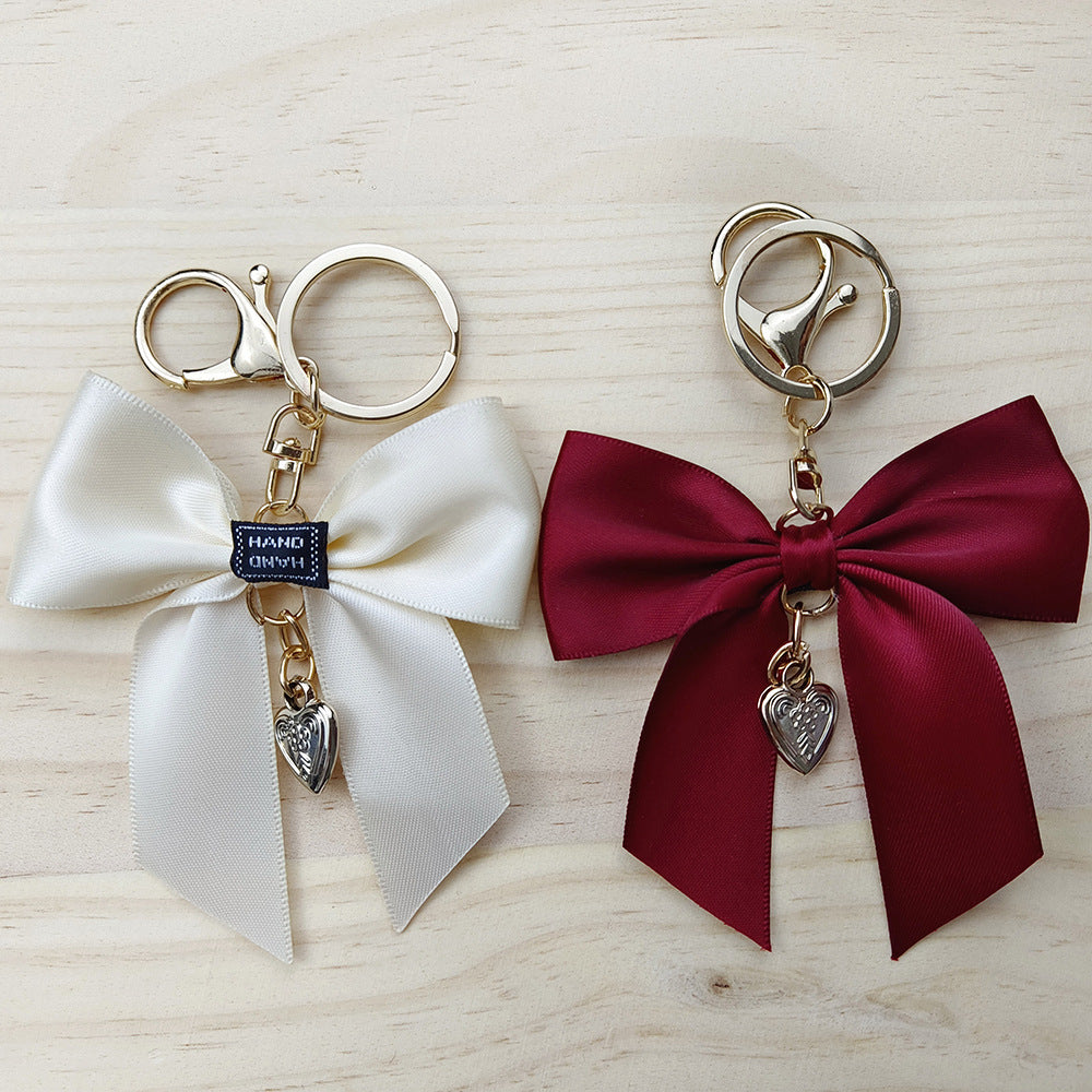 Red Bow Keychain Pendant