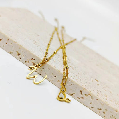 A-Z Personalized 26 Letter Pendant Necklace