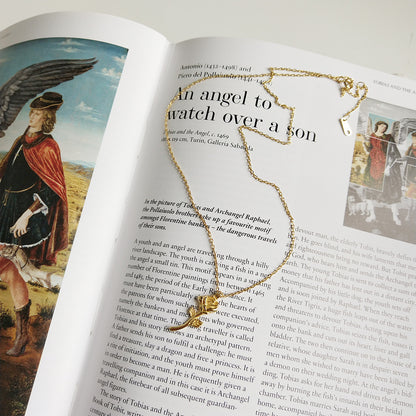 Rose Necklace Gold