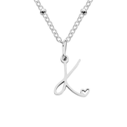 A-Z Personalized 26 Letter Pendant Necklace