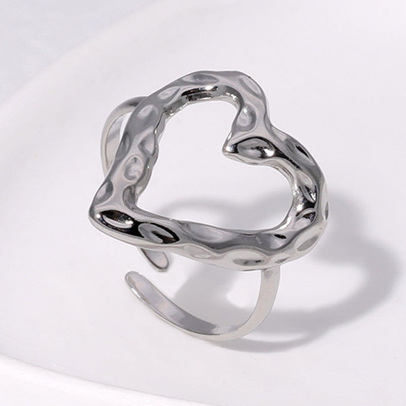 Retro Love Adjustable Ring