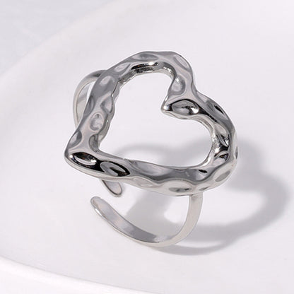 Retro Love Adjustable Ring