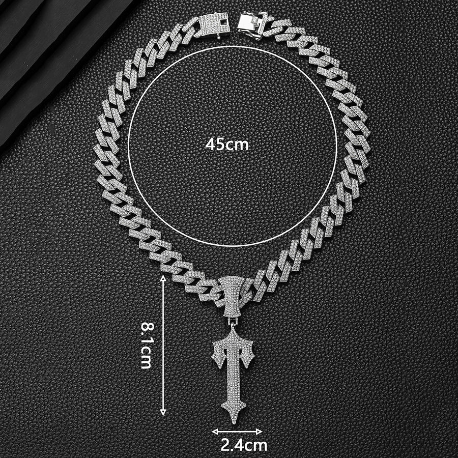 Men’s Hip Hop  Pendant and Cuban Chain