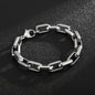 Titanium Steel Geometric Chain Bracelet