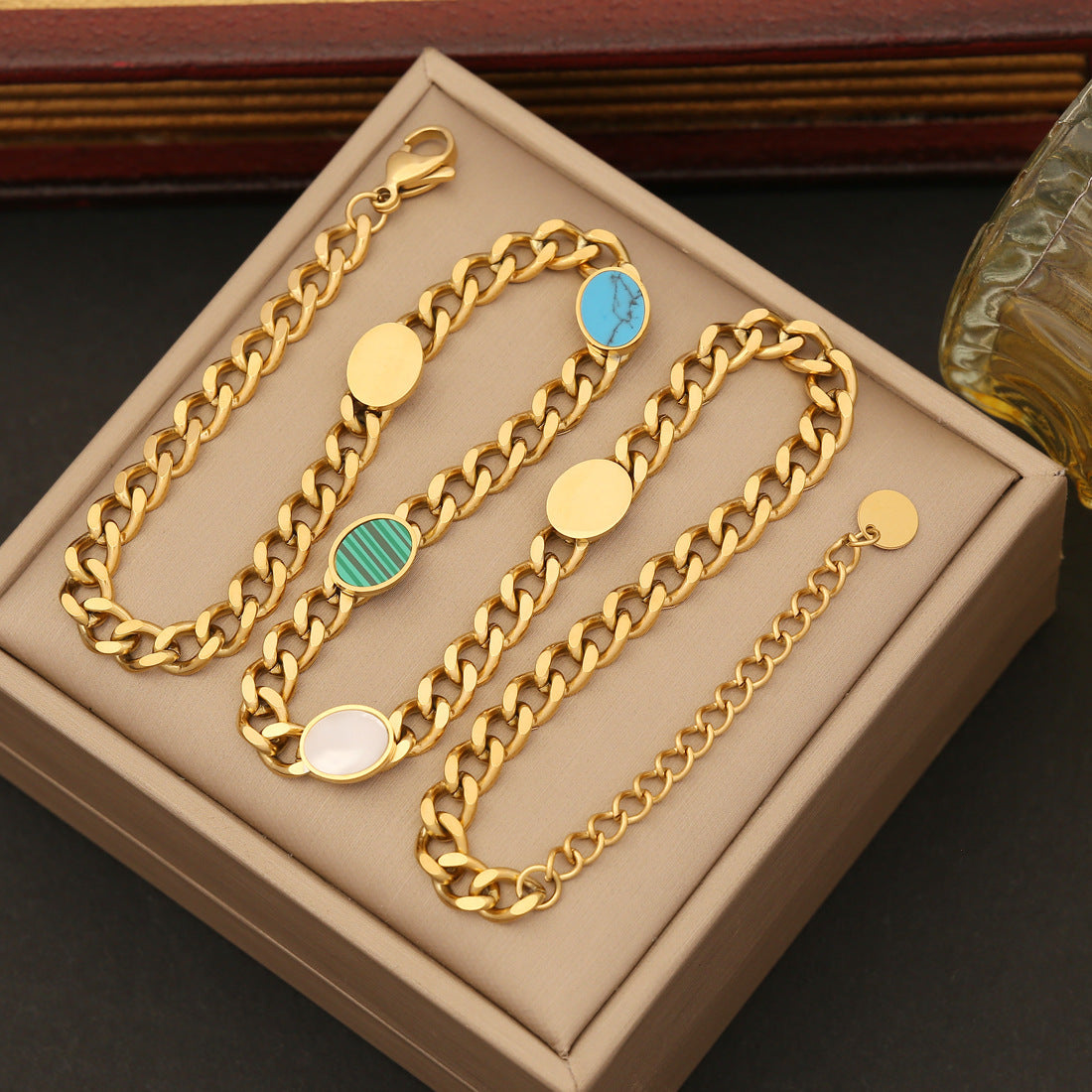 Elegant Heart & Butterfly Stainless Steel Necklace