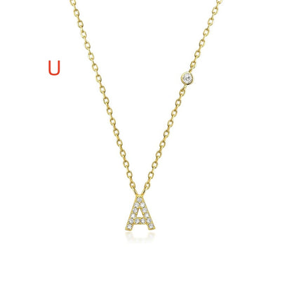 Luxury Gold A-Z 26 Letters Necklace