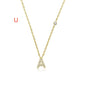 Luxury Gold A-Z 26 Letters Necklace