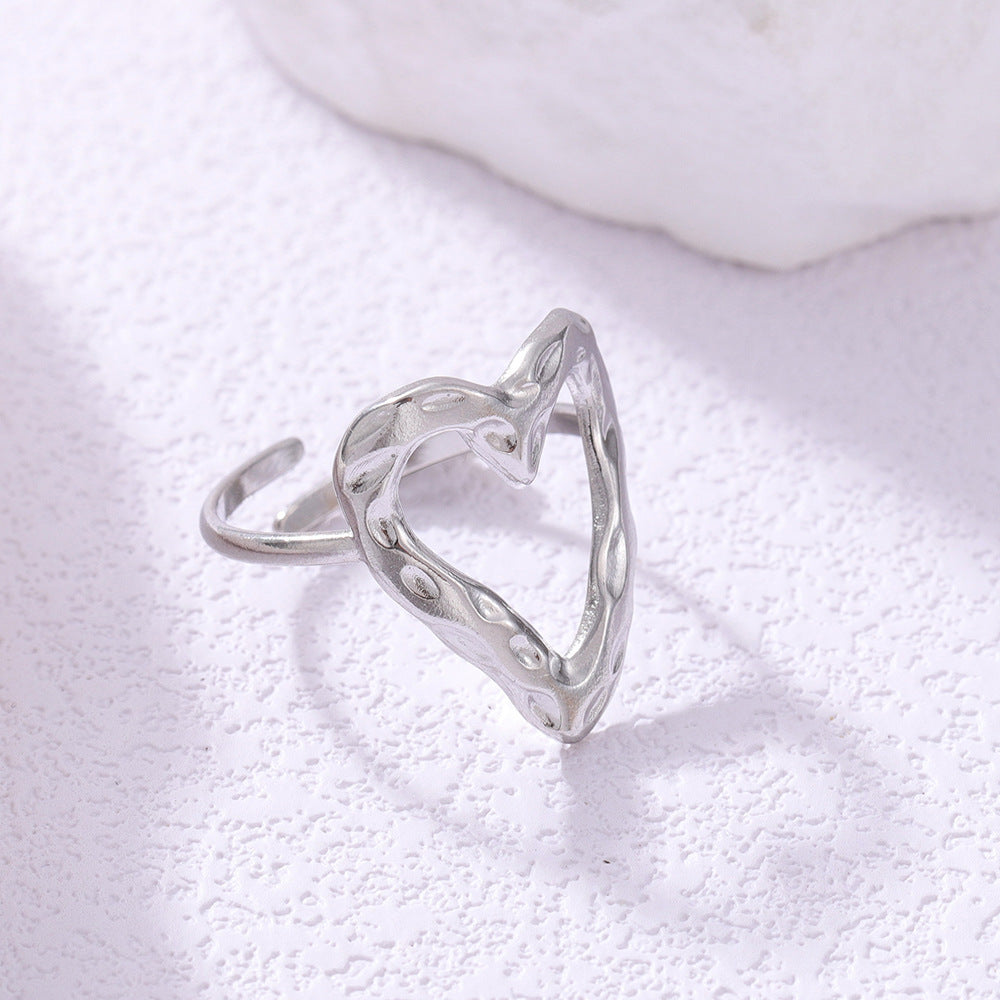 Retro Love Adjustable Ring
