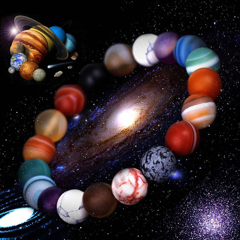 Solar System Eight Stone Planet Bracelet