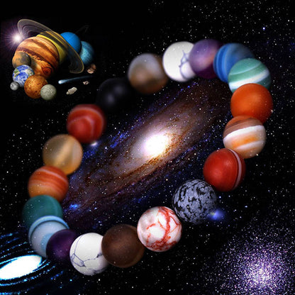 Solar System Eight Stone Planet Bracelet