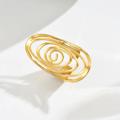 Geometric Irregular Open Ring