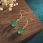 Natural Chalcedony Tassel Earrings