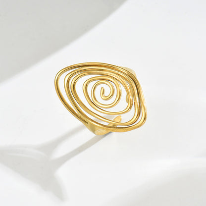 Geometric Irregular Open Ring