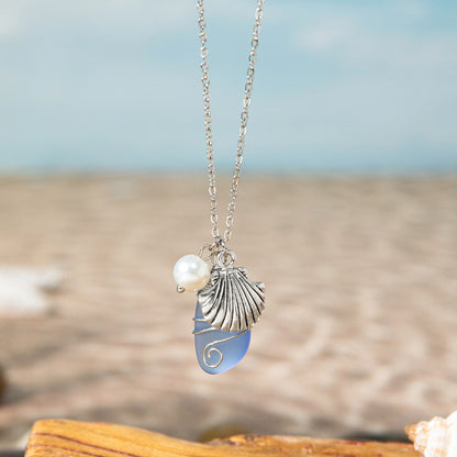 Colorful Sea Glass Necklaces
