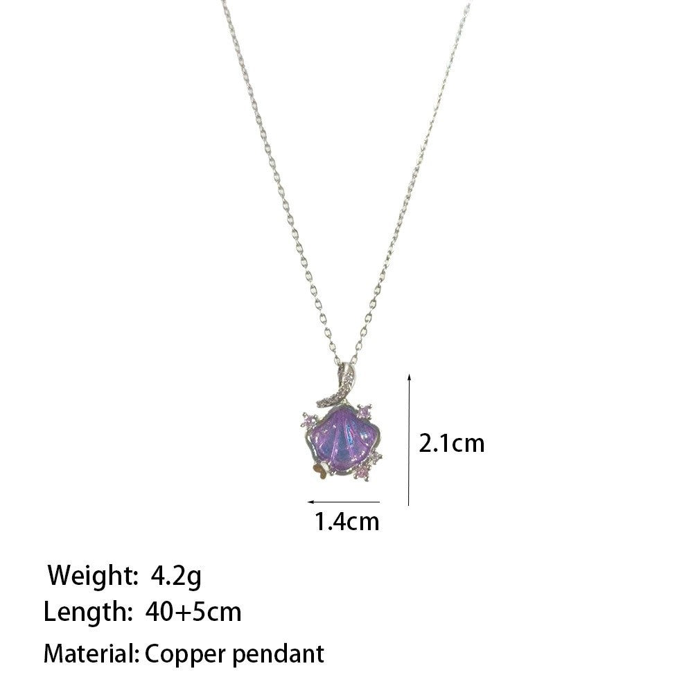 Shell Pendant Clavicle Necklace, INS Style