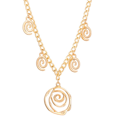 Spiral Donut Necklace, Bracelet & Earrings Set